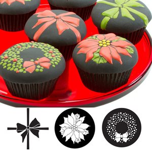 Christmas Cupcake / Cookie Stencils