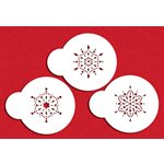Mini Jeweled Snowflakes Stencil