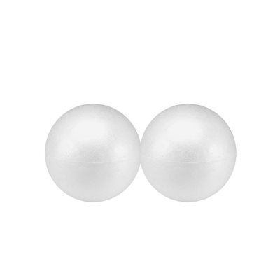 White Durafoam Styrafoam Ball 2 7 / 8 Inches- Pack of 2