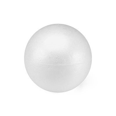 White Durafoam Styrafoam Ball 6 Inches