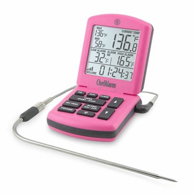 ChefAlarm Cooking Thermometer - Pink