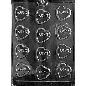 Conversation Hearts Chocolate Candy Mold