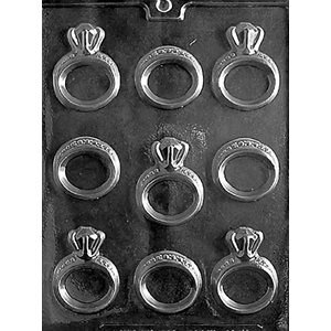 Engagement Wedding Rings Chocolate Candy Mold