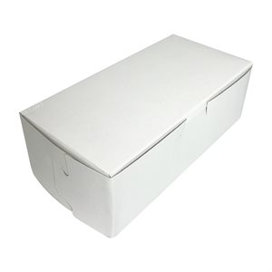 8 X 4 X 2 3 / 4 Inch White Cake Box 