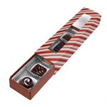 Red & White Stripe Chocolate Box 5 Piece Slider-Pack of 5