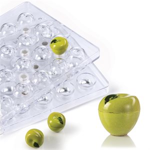3D Apple Polycarbonate Chocolate Mold-27mm