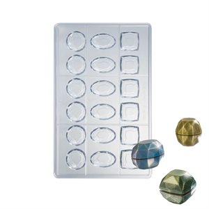 Mixed Jems 3D Polycarbonate Chocolate Mold