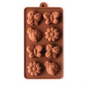 Ladybug,Bee,Butterfly & Daisy Silicone Chocolate Mold