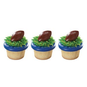 NFL Football Cupcake Rings