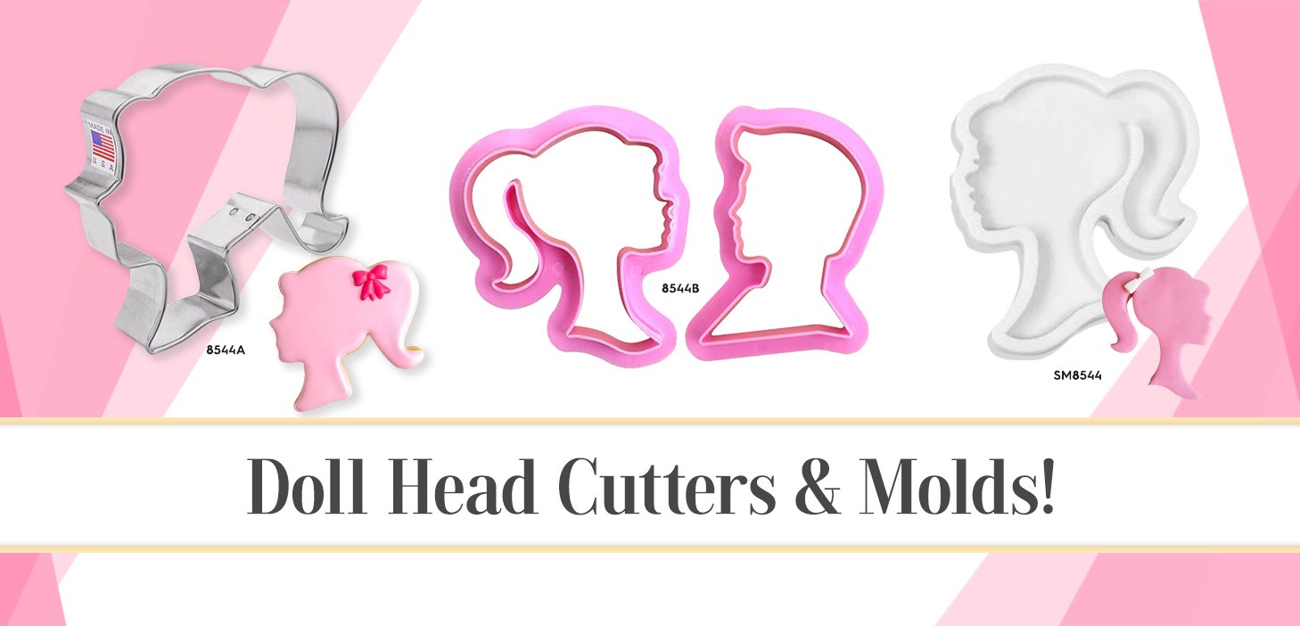 Barbie Doll Head Cookie Cutter Stainless Steel