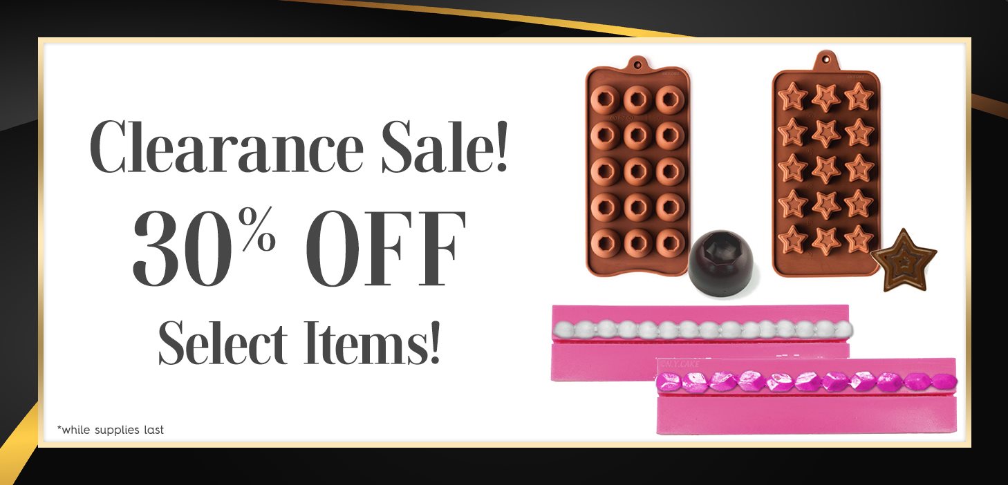 30% Off Select Silicone Chocolate Molds and Silicone Bead Fondant Mold
