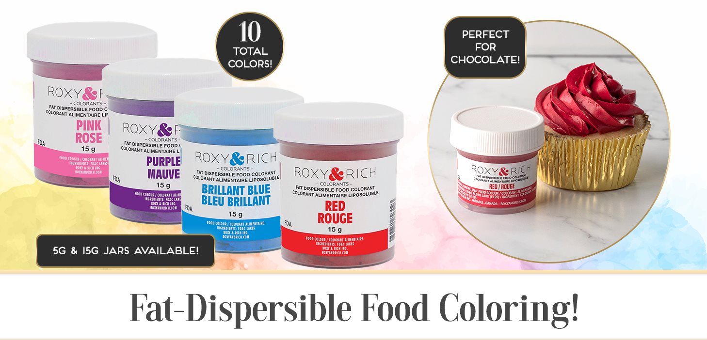 Fat Dispersible Powdered Food Coloring Chocolate Candy