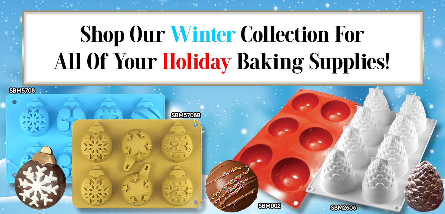Winter Christmas Holiday Baking Bakery Supplies